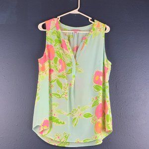 Lilly Pulitzer Light Blue Sleeveless Top
